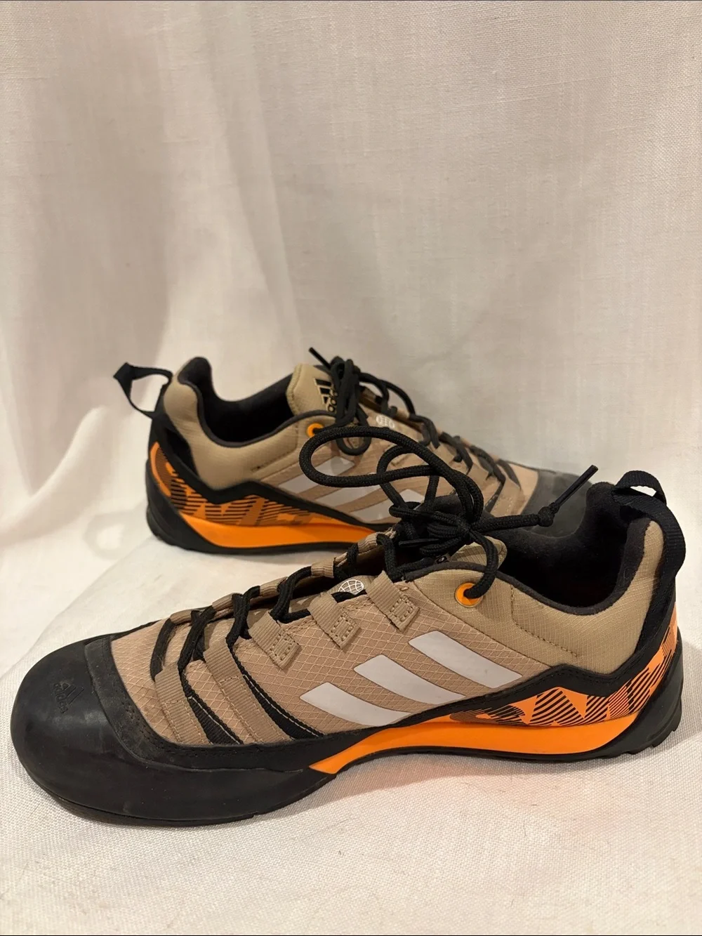 Adidas Men’s Black, Tan and Orange Terrex Shoes